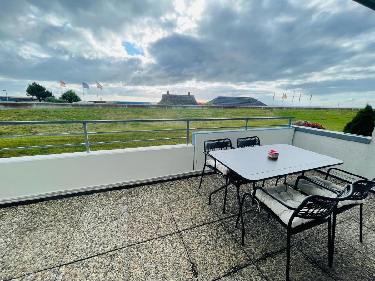 Apartment Waterkant Am Deich Mit Pool Fuer 2-4 Personen ดาเมอ ภายนอก รูปภาพ
